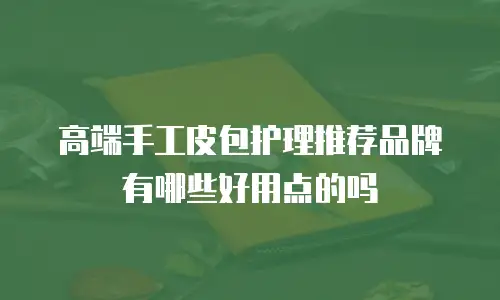 高端手工皮包护理推荐品牌有哪些好用点的吗