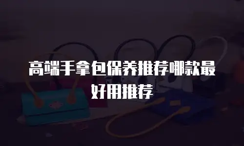 高端手拿包保养推荐哪款最好用推荐