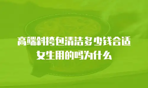 高端斜挎包清洁多少钱合适女生用的吗为什么