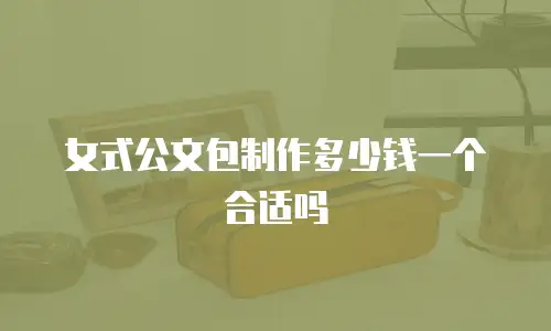 女式公文包制作多少钱一个合适吗
