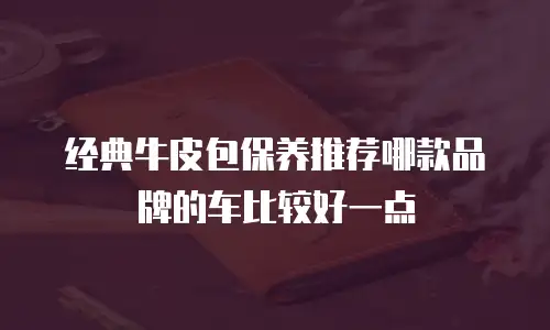 经典牛皮包保养推荐哪款品牌的车比较好一点
