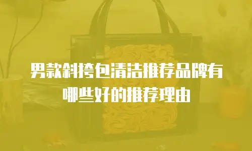男款斜挎包清洁推荐品牌有哪些好的推荐理由