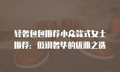 轻奢包包推荐小众款式女士推荐：低调奢华的优雅之选