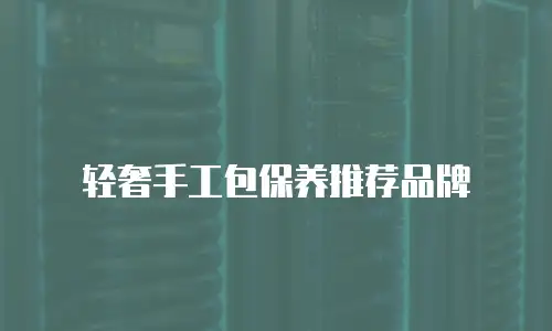 轻奢手工包保养推荐品牌