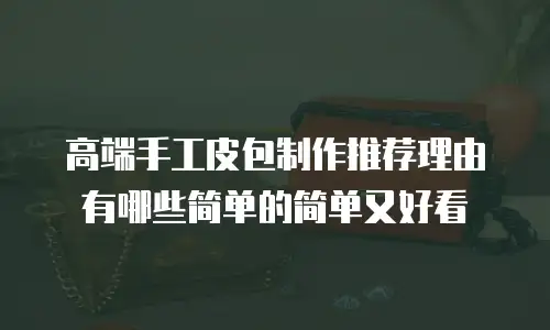 高端手工皮包制作推荐理由有哪些简单的简单又好看