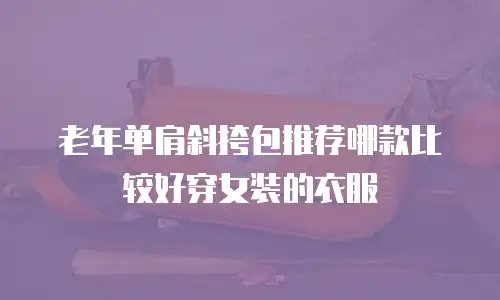 老年单肩斜挎包推荐哪款比较好穿女装的衣服