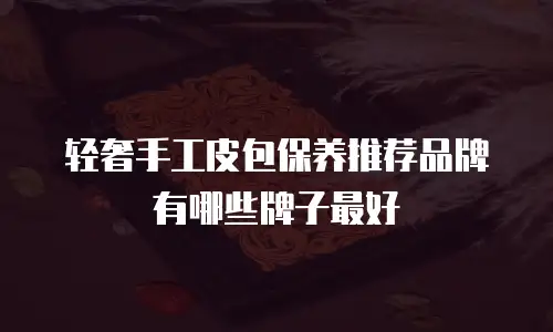 轻奢手工皮包保养推荐品牌有哪些牌子最好