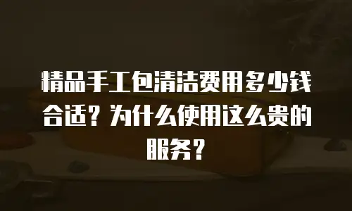精品手工包清洁费用多少钱合适？为什么使用这么贵的服务？