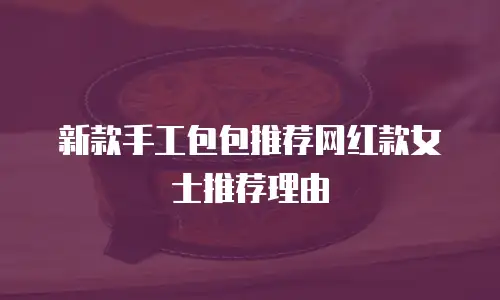 新款手工包包推荐网红款女士推荐理由