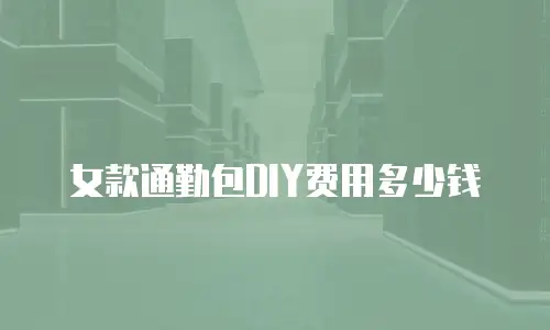 女款通勤包DIY费用多少钱