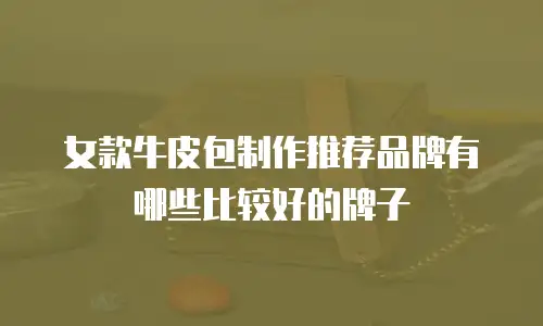 女款牛皮包制作推荐品牌有哪些比较好的牌子