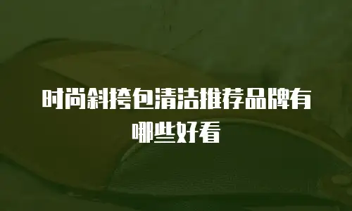 时尚斜挎包清洁推荐品牌有哪些好看