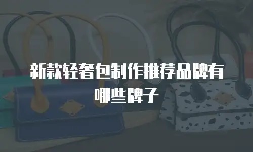 新款轻奢包制作推荐品牌有哪些牌子