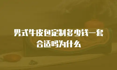 男式牛皮包定制多少钱一套合适吗为什么