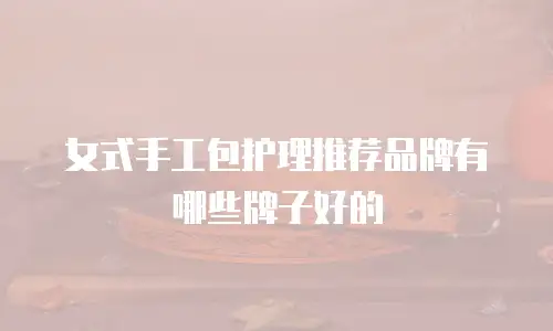 女式手工包护理推荐品牌有哪些牌子好的