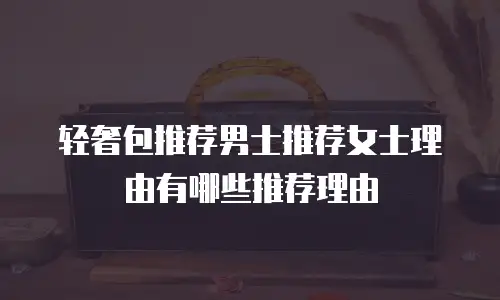 轻奢包推荐男士推荐女士理由有哪些推荐理由