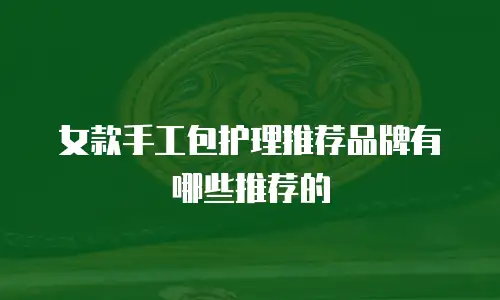 女款手工包护理推荐品牌有哪些推荐的