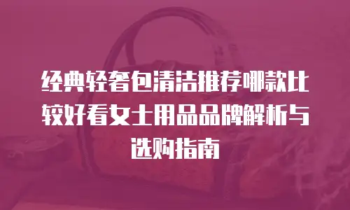 经典轻奢包清洁推荐哪款比较好看女士用品品牌解析与选购指南