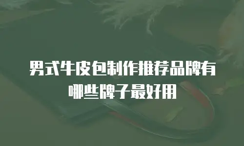 男式牛皮包制作推荐品牌有哪些牌子最好用