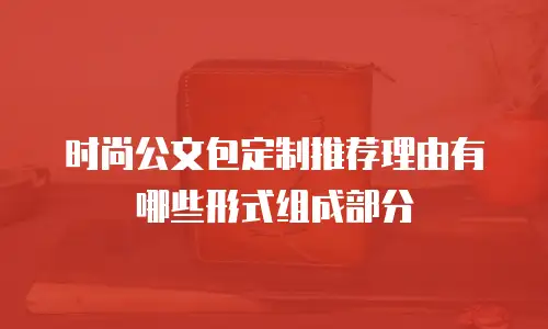 时尚公文包定制推荐理由有哪些形式组成部分