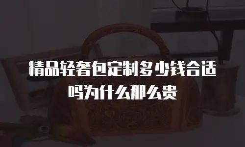 精品轻奢包定制多少钱合适吗为什么那么贵