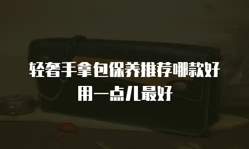 轻奢手拿包保养推荐哪款好用一点儿最好