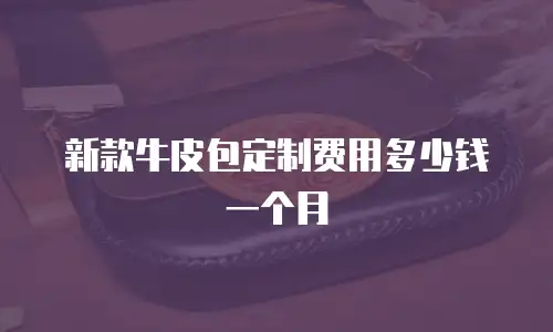 新款牛皮包定制费用多少钱一个月