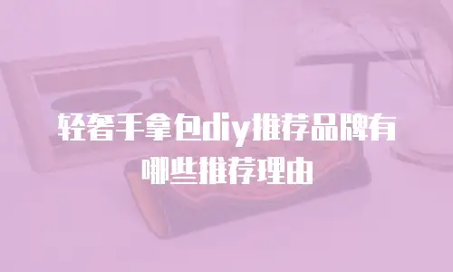 轻奢手拿包diy推荐品牌有哪些推荐理由