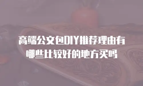 高端公文包DIY推荐理由有哪些比较好的地方买吗
