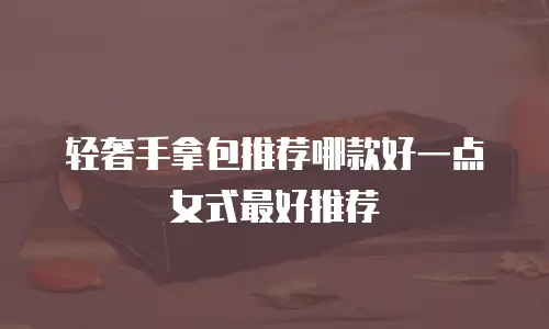 轻奢手拿包推荐哪款好一点女式最好推荐