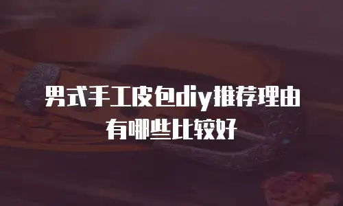男式手工皮包diy推荐理由有哪些比较好