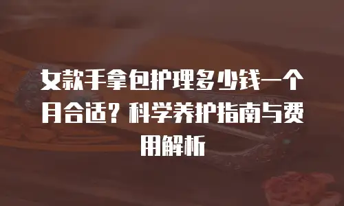 女款手拿包护理多少钱一个月合适？科学养护指南与费用解析