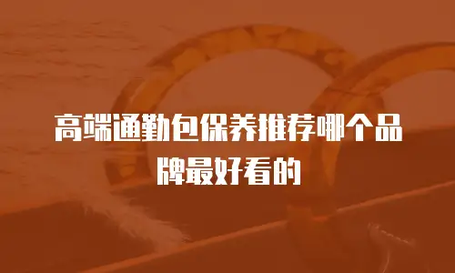 高端通勤包保养推荐哪个品牌最好看的