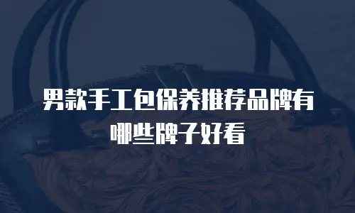 男款手工包保养推荐品牌有哪些牌子好看