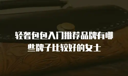 轻奢包包入门推荐品牌有哪些牌子比较好的女士