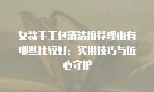 女款手工包清洁推荐理由有哪些比较好：实用技巧与匠心守护