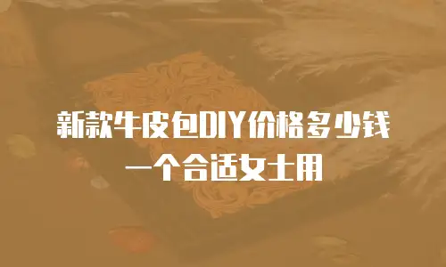 新款牛皮包DIY价格多少钱一个合适女士用