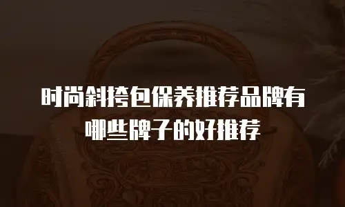 时尚斜挎包保养推荐品牌有哪些牌子的好推荐