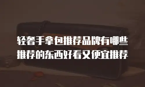 轻奢手拿包推荐品牌有哪些推荐的东西好看又便宜推荐