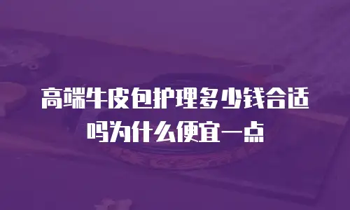 高端牛皮包护理多少钱合适吗为什么便宜一点
