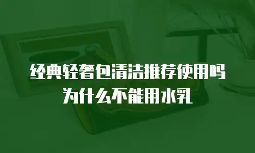 经典轻奢包清洁推荐使用吗为什么不能用水乳