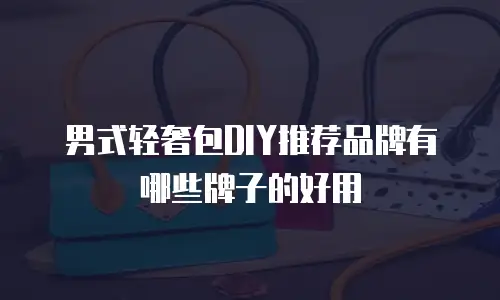 男式轻奢包DIY推荐品牌有哪些牌子的好用