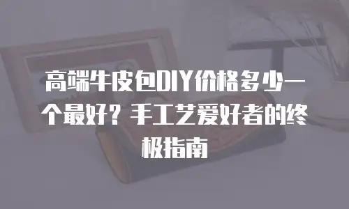高端牛皮包DIY价格多少一个最好？手工艺爱好者的终极指南