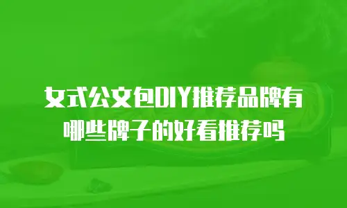 女式公文包DIY推荐品牌有哪些牌子的好看推荐吗