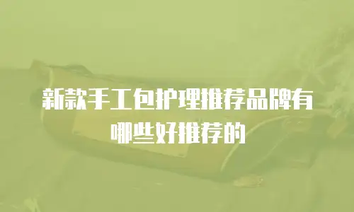 新款手工包护理推荐品牌有哪些好推荐的