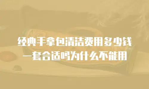 经典手拿包清洁费用多少钱一套合适吗为什么不能用