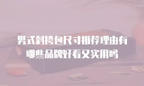 男式斜挎包尺寸推荐理由有哪些品牌好看又实用吗