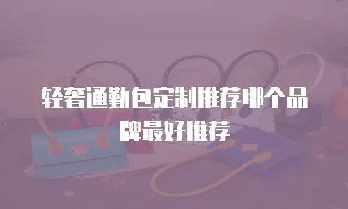 轻奢通勤包定制推荐哪个品牌最好推荐