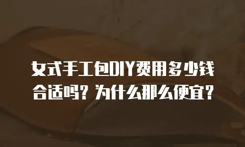 女式手工包DIY费用多少钱合适吗？为什么那么便宜？
