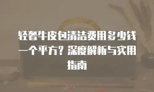 轻奢牛皮包清洁费用多少钱一个平方？深度解析与实用指南
